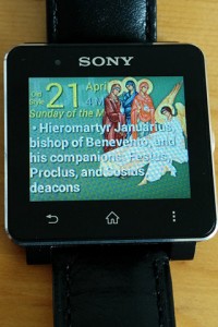 Orthodox Calendar for SmartWatch